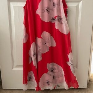 Calvin Klein Pink and White floral dress